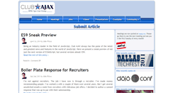 Desktop Screenshot of clubajax.org